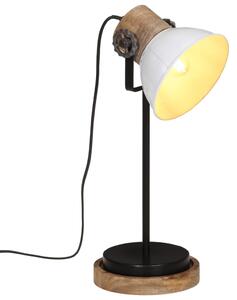 Skrivbordslampa 25 W vit 17x17x50 cm E27