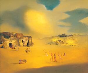 Konsttryck Paysage paien moyen, Salvador Dalí