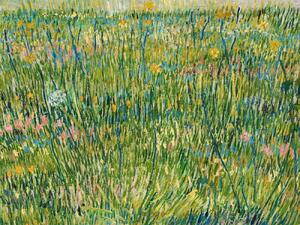 Bildreproduktion A Patch of Grass - Vincent van Gogh, (40 x 30 cm)