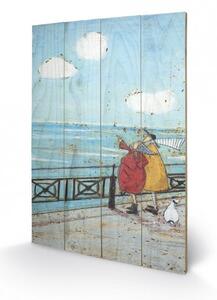 Tavla i trä Sam Toft - Her Favourite Cloud, (20 x 29.5 cm)