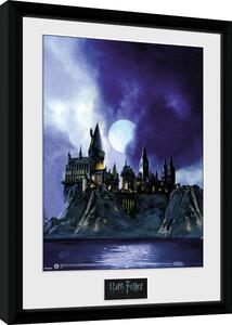 Inramad poster Harry Potter - Hogwarts Painted