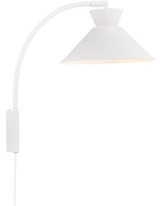 Nordlux - Vägglampa DIAL 1xE27/40W/230V vit