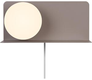 Nordlux - Vägglampa med hylla LILIBETH 1xE14/25W/230V brun