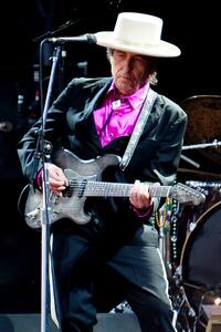 Fotografi Bob Dylan in concert in Uk, 2010