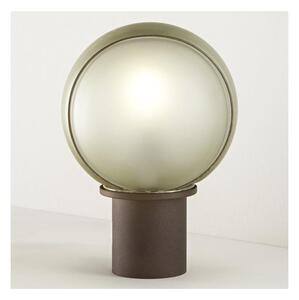 SIRU - Bordslampa FLORET 1xE14/40W/230V brun/grå Venetiansk glas