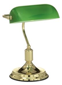 Ideal Lux - Bordslampa 1xE27/60W/230V mässing