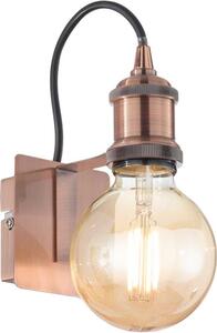 Ideal Lux - Vägglampa FRIDA 1xE27/60W/230V koppar