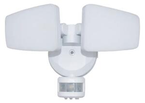 LED Utomhusstrålkastare med en sensor LED/24W/230V 3000/4000/6000K IP54 vit