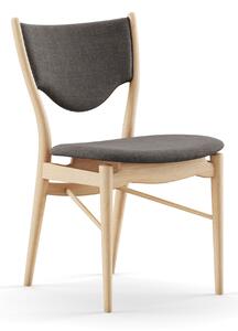 House of Finn Juhl - 46 Chair, Clear oiled oak, Cat. 1 Remix 163 - Matstolar - Finn Juhl - Träfärgad,Grå - Trä/Textilmaterial