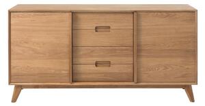 GINGRO Sideboard 3 delar 160 cm Brun -