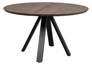 CARRADALE matbord Ø130 brun ek V-ben