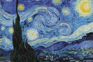 Poster, Affisch Vincent van Gogh - Starry Night