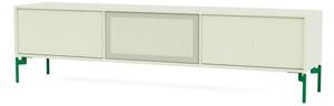 Montana - OCTAVE V TV bench - Legs: 152 Parsley - Hyllor - 140 Pomelo - W138 x H36,6 x D30 cm