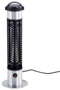 Uteplatsvärmare Svart metall 64H cm Fristående 800W Beliani