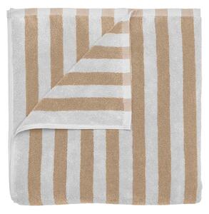 Blomus - Bathtowel - Arto - Handduk - Micro Chip / Tan - thick stripes - 70 x 140 cm