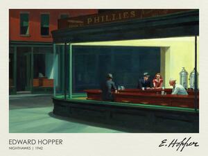 Bildreproduktion Nattugglor, Edward Hopper