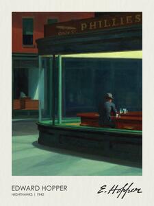 Bildreproduktion Nattugglor, Edward Hopper