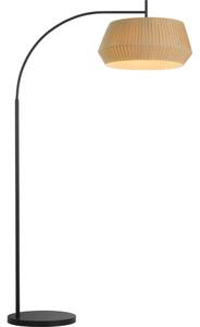 Nordlux - Golvlampa DICTE 1xE27/60W/230V svart/beige