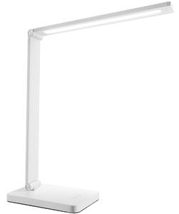 TecTake GmbH 405197 skrivbordslampa novaly, led, dimbar, vikbar, 5w - vit