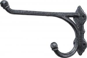 Ripost klädkrok 23 cm - Silver - Klädhängare