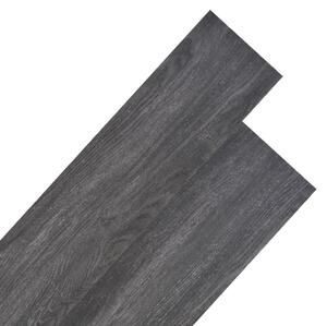 Golvbrädor PVC 4,46 m² 3 mm svart