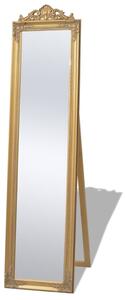 Fristående spegel i barockstil 160x40 cm guld