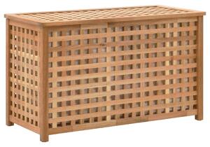 Tvättkorg 77,5x37,5x46,5 cm massivt valnötsträ