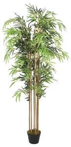 Konstväxt bambu 1605 blad 180 cm grön