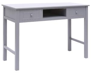 Skrivbord grå 110x45x76 cm trä