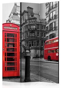 Rumsavdelare / Skärmvägg - London Icons - 135x172