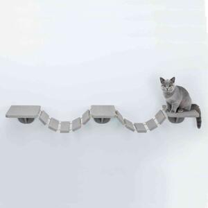 TRIXIE Väggmonterad klätterstege för katt 150x30 cm taupe