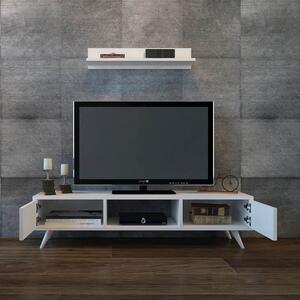 Homemania TV-bänk Aspen 130x40x35 cm vit