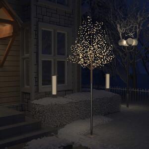 Plastgran 600 LED körsbärsblommor varmvitt ljus 300 cm