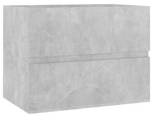 Tvättställsskåp betonggrå 60x38,5x45 cm spånskiva