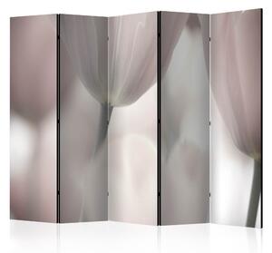 Rumsavdelare / Skärmvägg - Tulips fine art - black and white II - 225x172