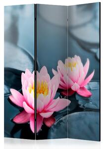 Rumsavdelare / Skärmvägg - Lotus blossoms - 135x172