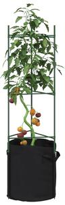 Tomatbur med växtpåse 2 st 116 cm stål och PP