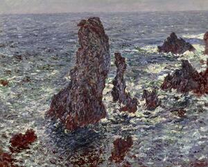 Bildreproduktion The Rocks at Belle-Ile, 1886, Claude Monet