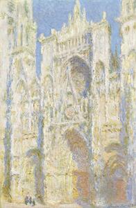 Bildreproduktion Rouen Cathedral, West Facade, Sunlight (1894), Claude Monet