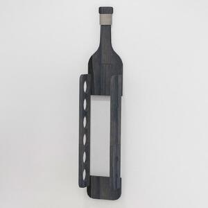 Homemania Flaskhållare Hektor 21x13,5x104 cm svart
