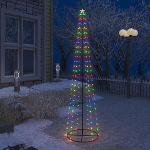 Julgranskon 136 färgglada LEDs 70x240 cm