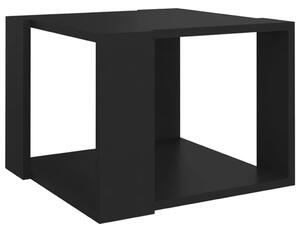 Soffbord svart 40x40x30 cm konstruerat trä