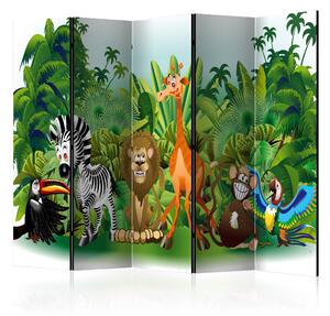 Rumsavdelare / Skärmvägg - Jungle Animals II - 225x172