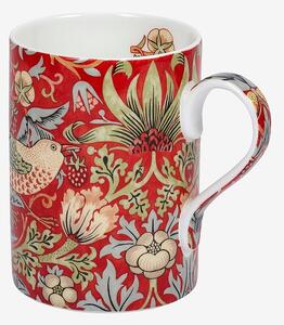 Royal Worcester - Mugg Morris & Co Strawberry Thief Crimson Slate 35 cl - Flerfärgad - Koppar & muggar - Från Homeroom