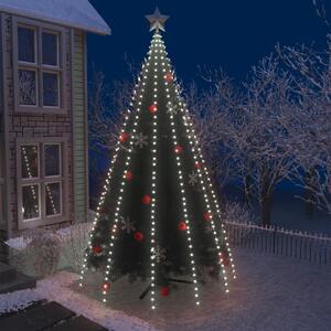 Julgransbelysning 500 cm med 500 LED kallvit inne/ute