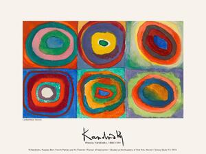 Konsttryck Colour Study Two (Vintage Abstract) - Wassily Kandinsky, (40 x 30 cm)