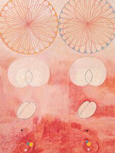 Konsttryck The 10 Largest No.9 (Pink Abstract) - Hilma af Klint, (30 x 40 cm)