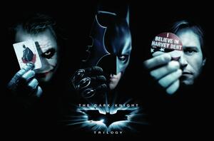Konsttryck The Dark Knight Trilogy - Trio
