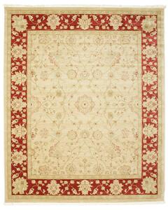 Farahan Ziegler Matta - Beige / Röd 250x300