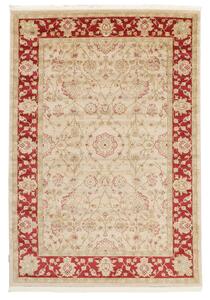 Farahan Ziegler Matta - Beige / Röd 100x160